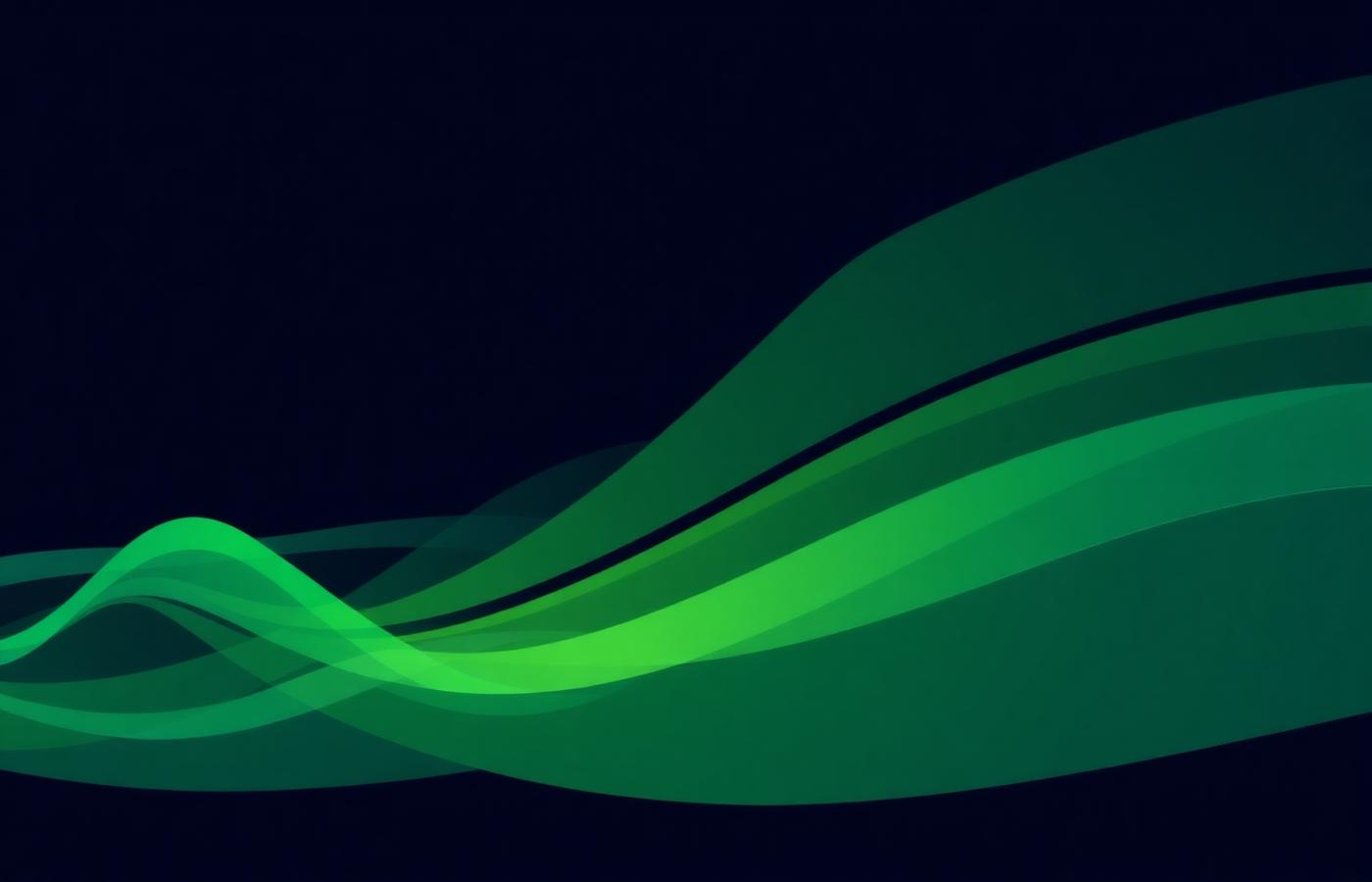Abstract green and navy editorial graphic